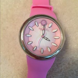Fruitz Stainless Steel Pink Band Watch
